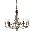 Searchlight Maypole 8 Light Ceiling Fitting - Antique Brass