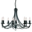 Searchlight Maypole 8 Light Ceiling Fitting - Matt Black