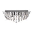 Searchlight Hanna 4 Light Square Fitting - Chrome - Round Crystals