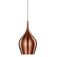 Searchlight Vibrant Bell Shaped Pendant Light - Copper