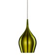 Searchlight Vibrant Bell Shaped Pendant Light - Green