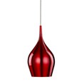 Searchlight Vibrant Bell Shaped Pendant Light - Red