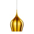 Searchlight Vibrant Bell Shaped Pendant Light - Gold - Large