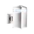 Searchlight Led Outdoor Wall Light - Satin Silver - Square - 32 Led'S
