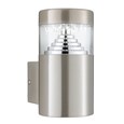 Searchlight Led Outdoor Wall Light - Stainless Steel - Sleek Cylinder - 30 Led'S