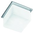 Searchlight Recessed Downlight With Square Opal Cube Glass