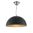 Searchlight Dome Pendant Light - Black & Gold