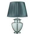 Searchlight Table Lamp Large Glass Urn - Smoked Glass - Chrome - Grey Shade