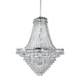 Searchlight Versailles 19 Light Clear Crystal Chandelier - Chrome - 1022Cm Dia