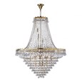 Searchlight Versailles 19 Light Clear Crystal Chandelier - Gold - 1022Cm Dia
