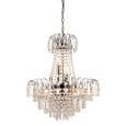 Endon Amadis Chandelier with Glass Drops - 6 Light