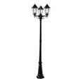 Searchlight Alex Traditional Outdoor Post Lamp - 3 Light - Black