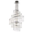 Endon Camille Chrome Chandelier with Glass Drops - 24 Light