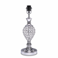 Hannah Luxury Chrome & Crystal Table Lamp Base