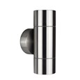 Elipta Compact Up & Down Stainless Steel Outdoor Wall Light Gu10