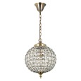 Endon Tanaro Pendant Light - Antique Brass