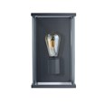 Elipta Kensington Modern Outdoor Wall Light - E27 - Graphite