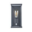 Elipta Kensington Modern Outdoor Wall Light - E27 - Graphite With PIR Sensor