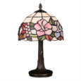 Lily Small Tiffany Style Stained Glass Traditional Table Lamp