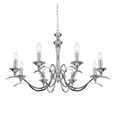 Endon Kora Chandelier Pendant - Chrome - 8 Light