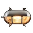 Elipta Portsmouth Oval Eyelid Bulkhead - Solid Brass, Nickel Plated Finish