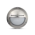 Elipta Chatham Eyelid Outdoor Wall Light - Solid Brass, Nickel Plated Finish