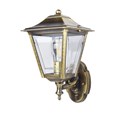 Elipta Coachlight Lantern Outdoor Light - Solid Brass, Antique Lacquered Finish