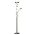 Endon Monaco Mother & Child Floor Lamp - Twist Design - Antique nickel
