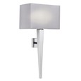 Endon Moreto Wall Light - Chrome - Grey Shade