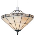 Tiffany Style Portland Cream Uplighter Ceiling Light Shade