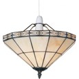 Tiffany Style Portland Cream Uplighter Ceiling Light Shade