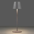 Elipta Rechargeable Battery Outdoor LED Table Lamp - Grey