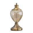 Hepburn Large Amber Glass & Antique Brass Table Lamp Base Only