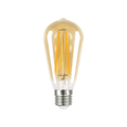 4W ES/Edison Screw ST64 Amber Vintage Filament LED Light Bulb - Warm White