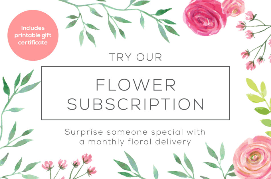 Lincolnshire Coop florist subscription service