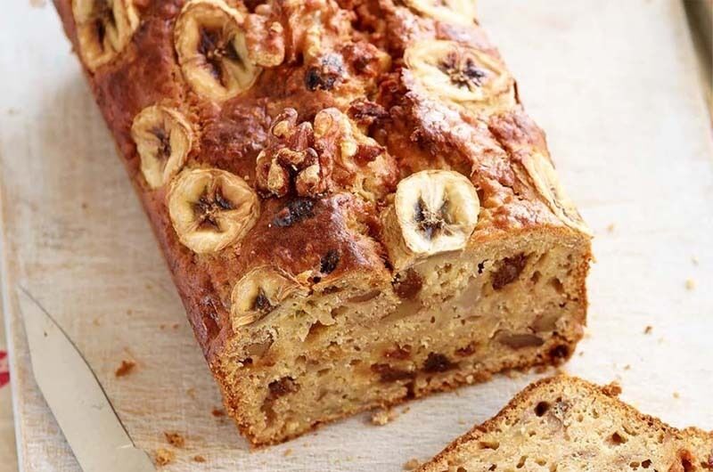 Breakfast banana bread slider