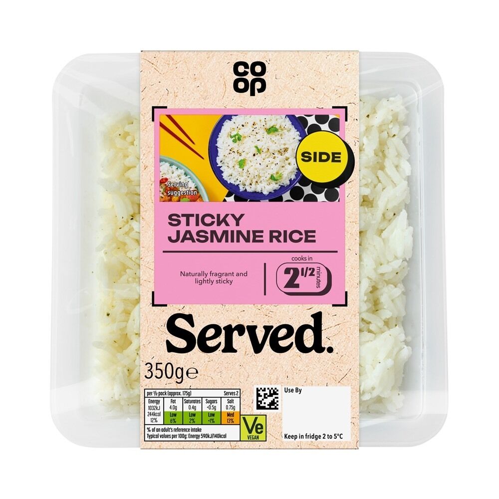 5000129395211 Served Taste of Asia Sticky Jasmine Rice 34878