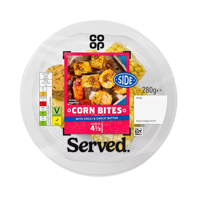 5000129400700 Served American Corn Cobettes with Chilli and Garlic Butter 36623