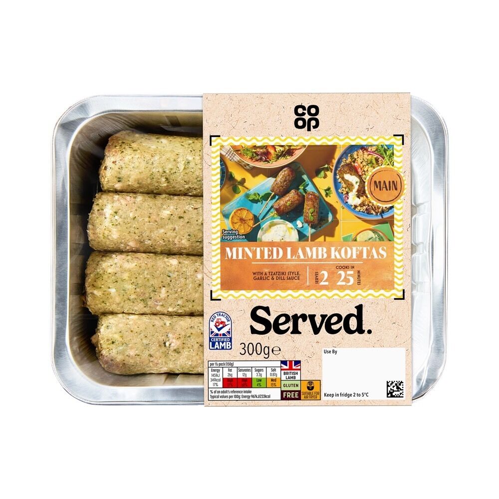 5000129400755 Mediterranean RTC Minted Lamb Koftas 36360
