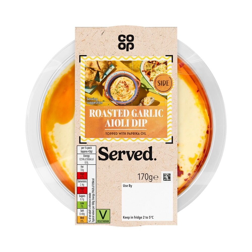 5000129402582 Served Mediterranean Roasted Garlic Aioli Dip 36396