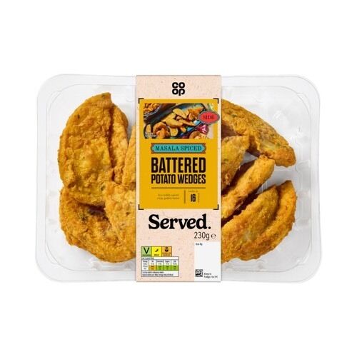 5000129404760 Served Indian Spiced Potato Wedges 230g 37181