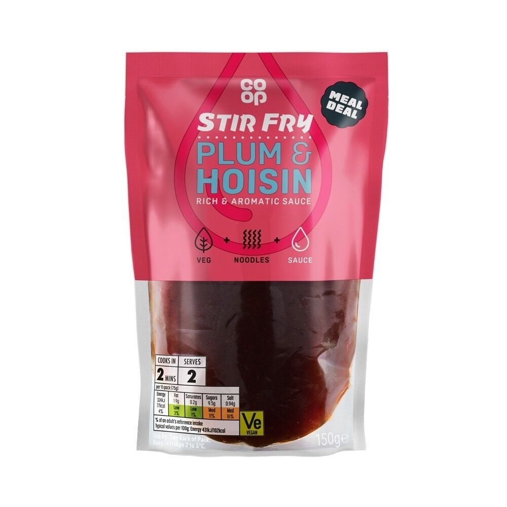 5000128664035 Prepared Plum and Hoisin Stir Fry Sauce 32898