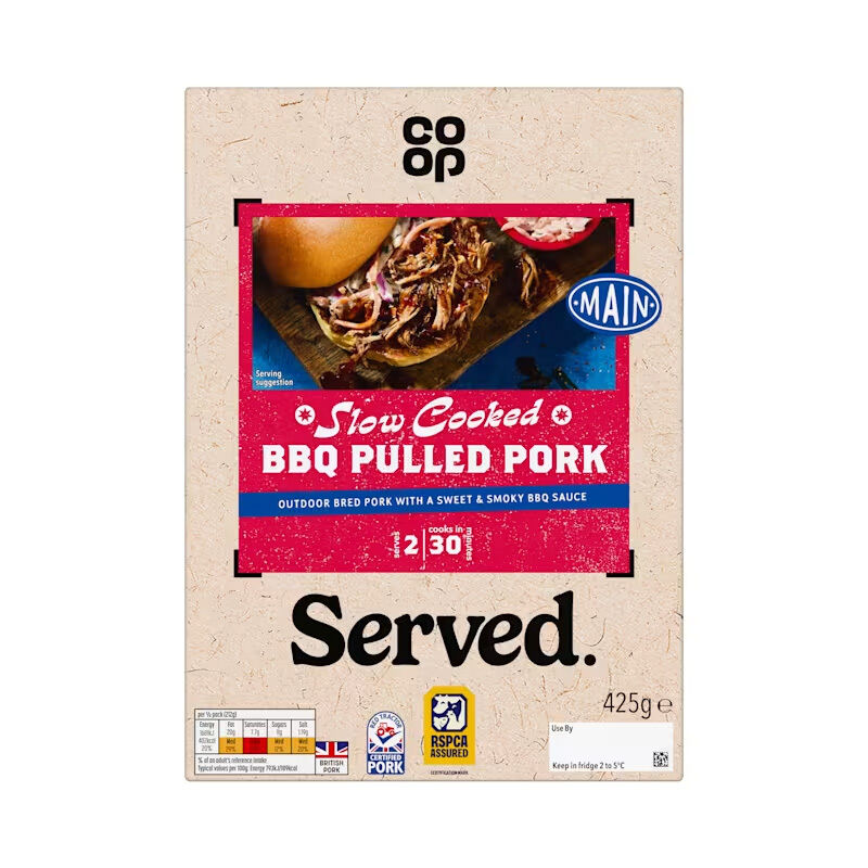 5000129389234 Served American Slow Cooked Pulled Pork 36614