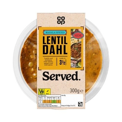 5000129404234 Served Indian Lentil Dahl 300g 37179