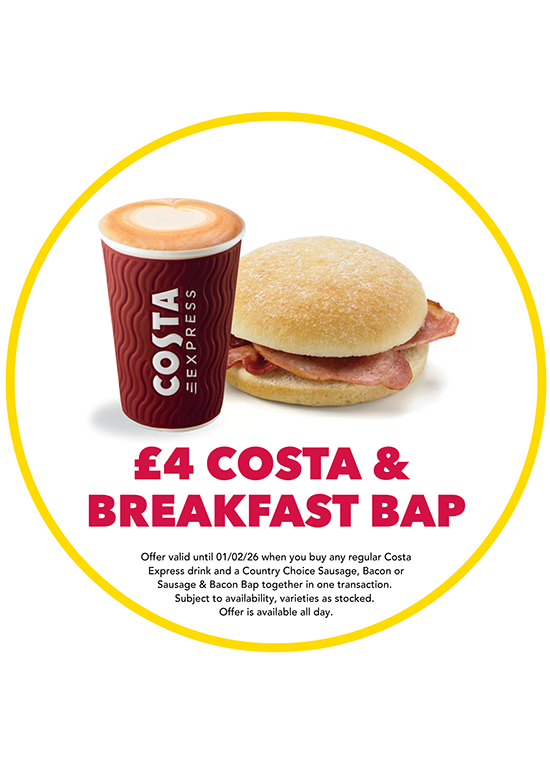 Costa Breakfast Deal