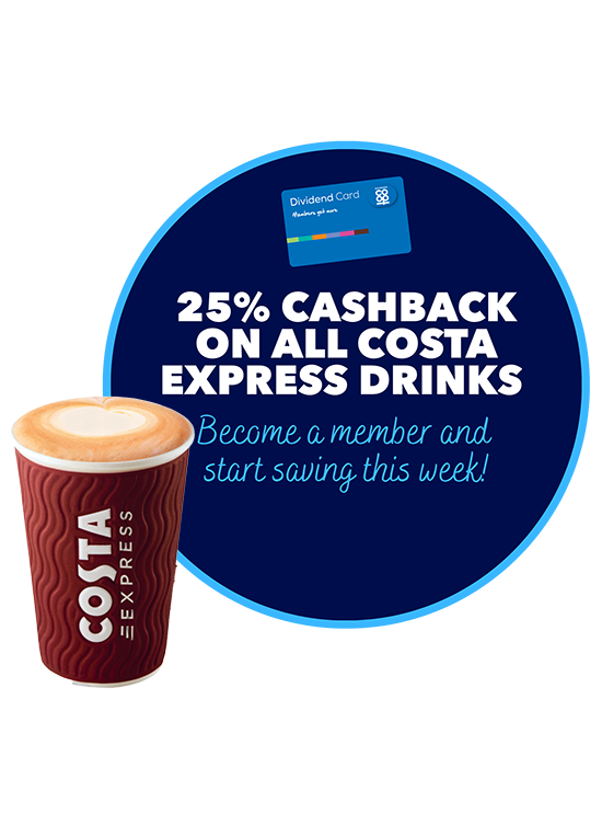 Costa Cashback Deal coffee