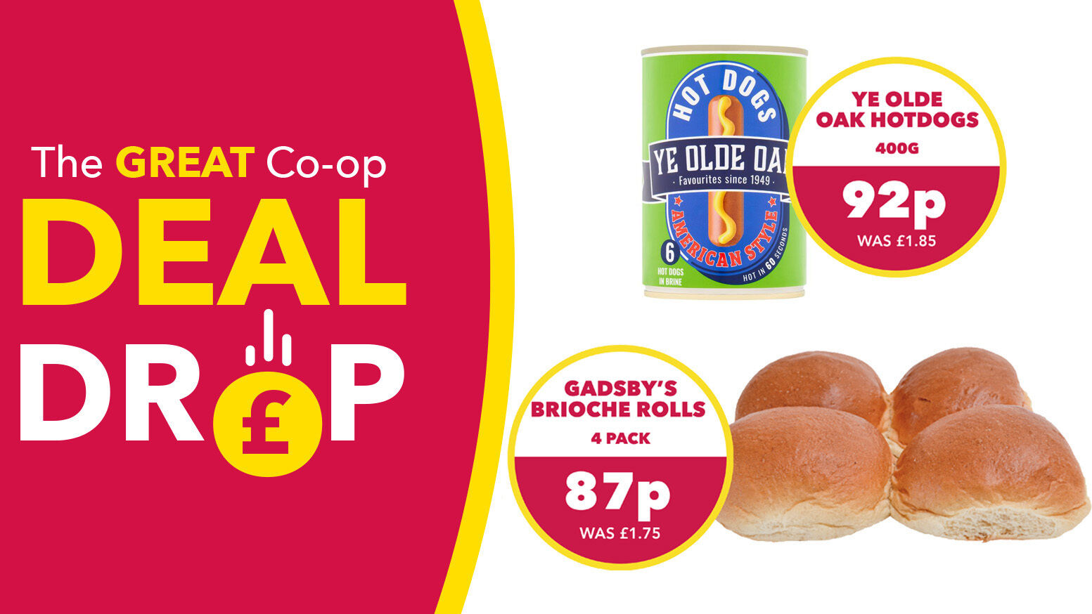 Great Deal website image hot dogs