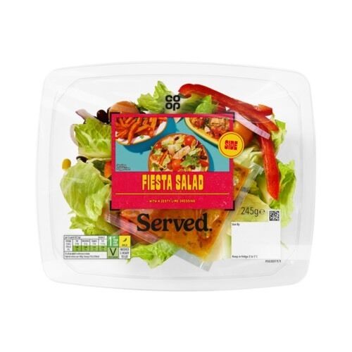 MAN 101668 019 5000129400359 P0526 Served Mexican Fiesta Salad 245g FILM ID 36156