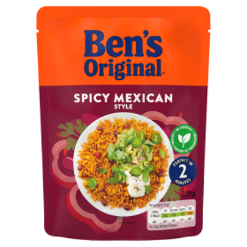 Image fof offer Ben's Original Spicy Mexican Microwave Rice 220G