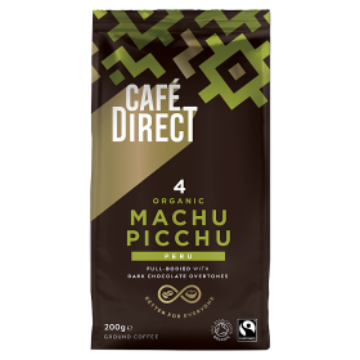 Image fof offer Cafe Direct Fairtrade Ground Machu Picchu Coffee 200G